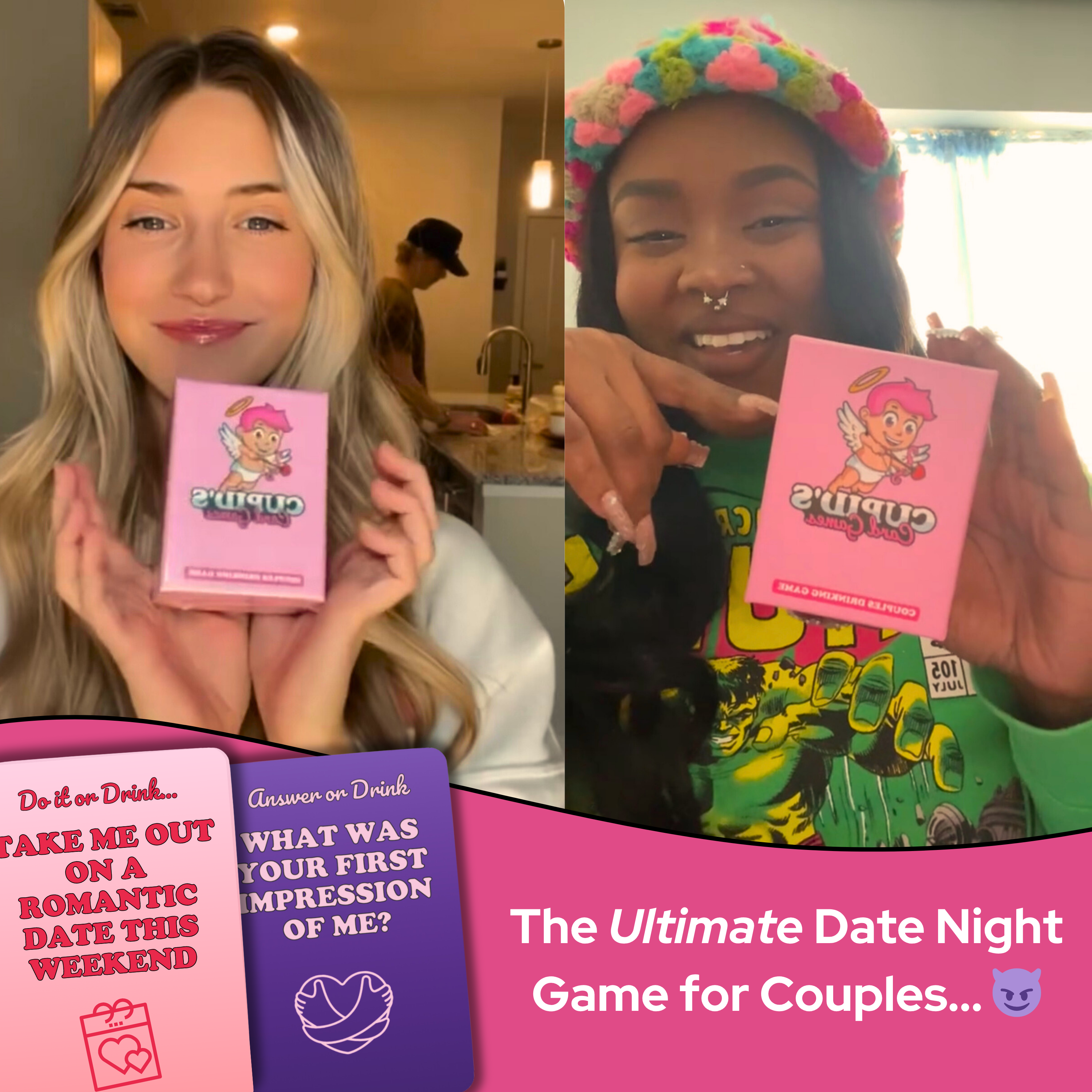 Couples Drinking Game by Cupid's Card Games
