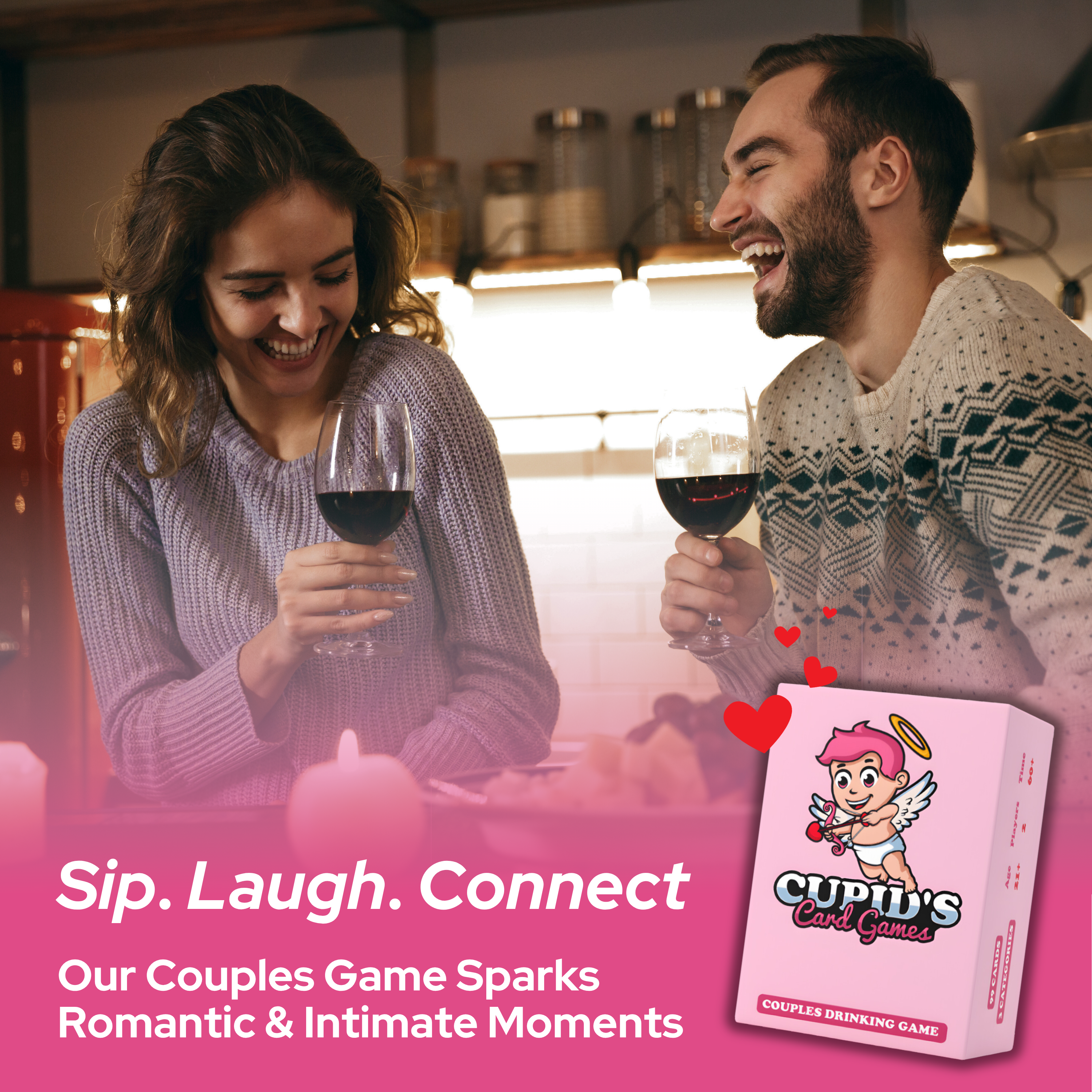 Couples Drinking Game by Cupid's Card Games