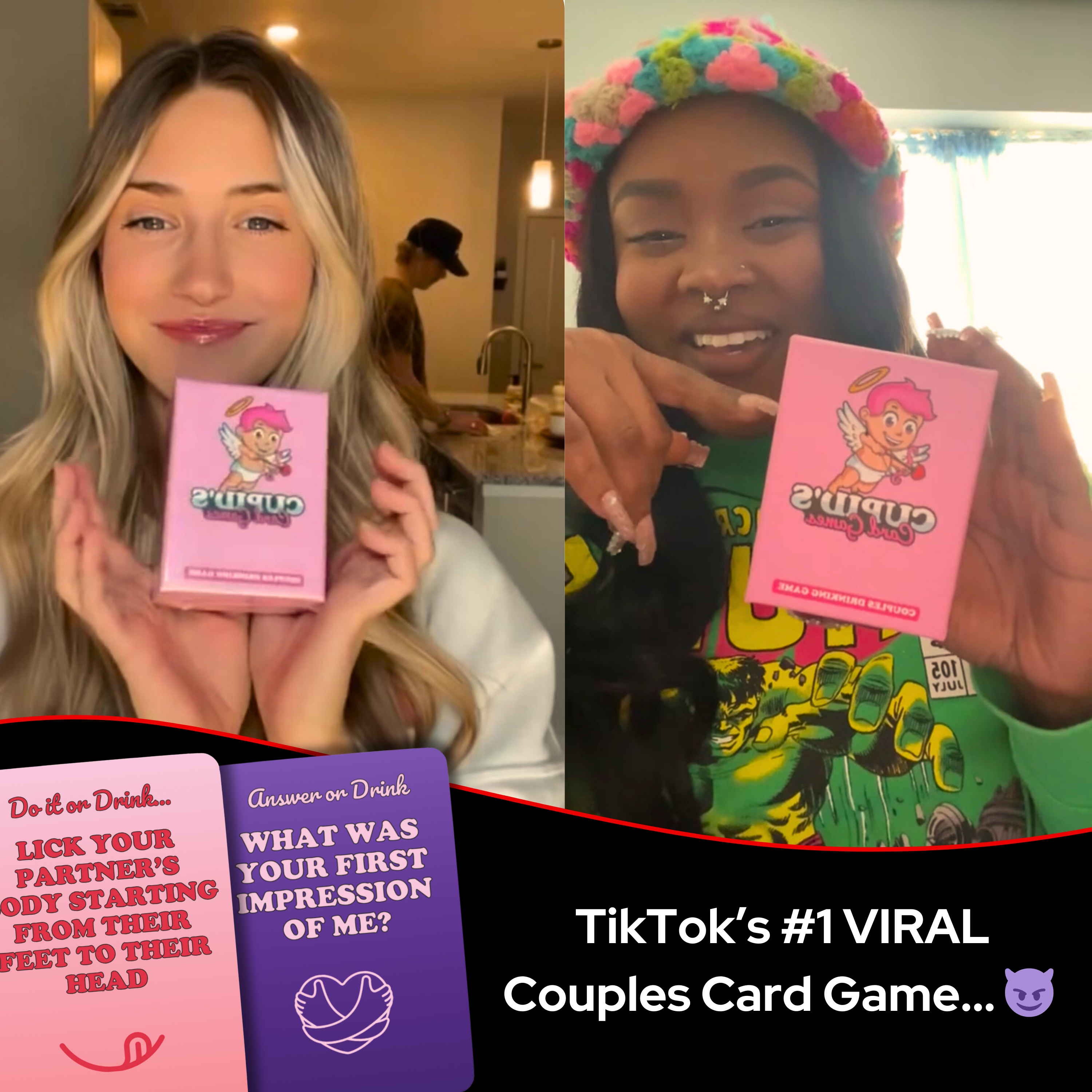 Couples Drinking Game by Cupid's Card Games
