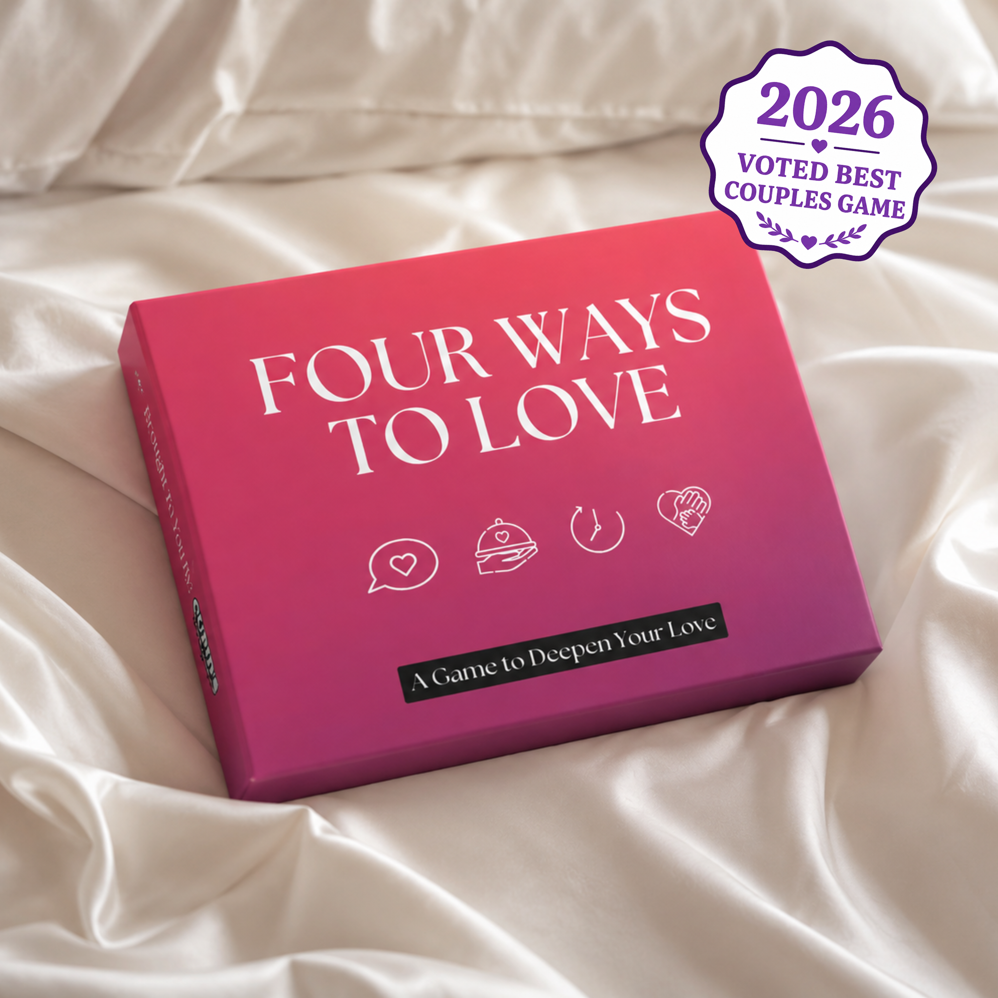 Four Ways To Love Card Game - The Deep Question Game for Couples