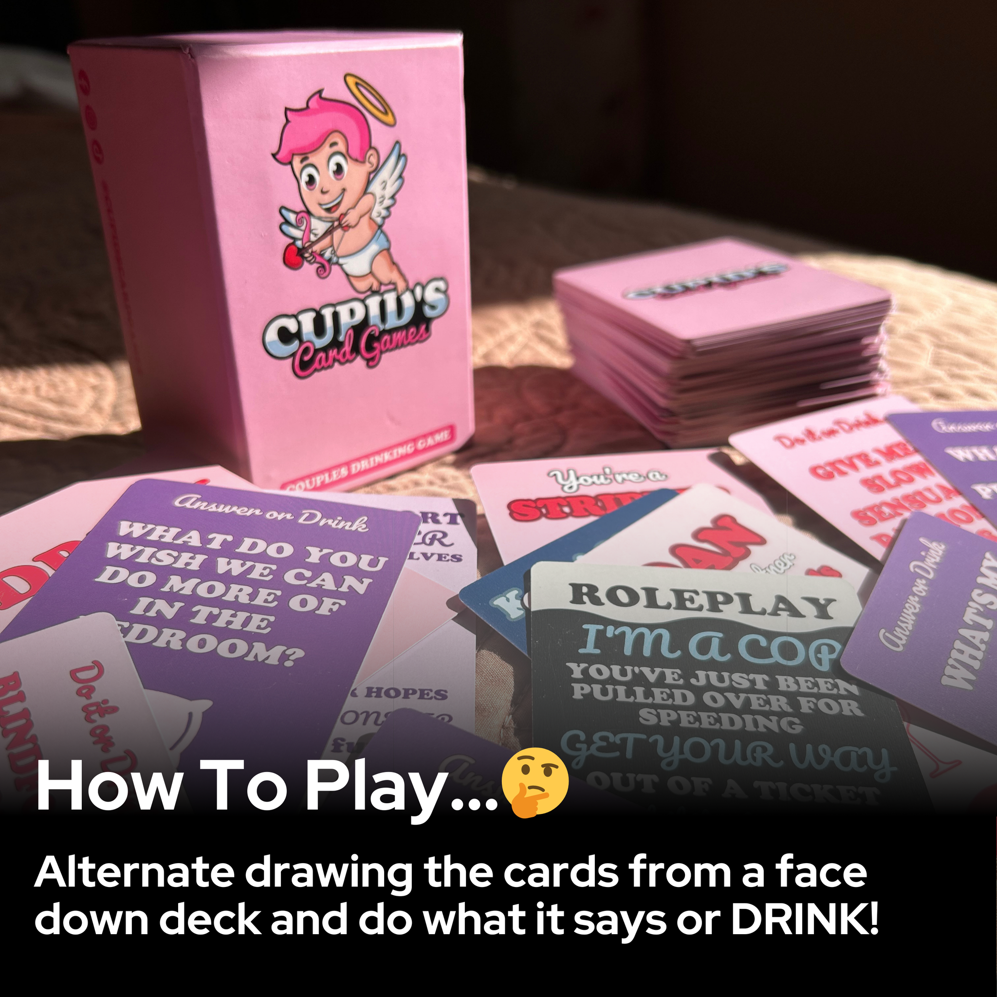 Couples Drinking Game by Cupid's Card Games
